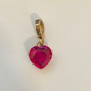 Juicy Couture Pink Heart Charm